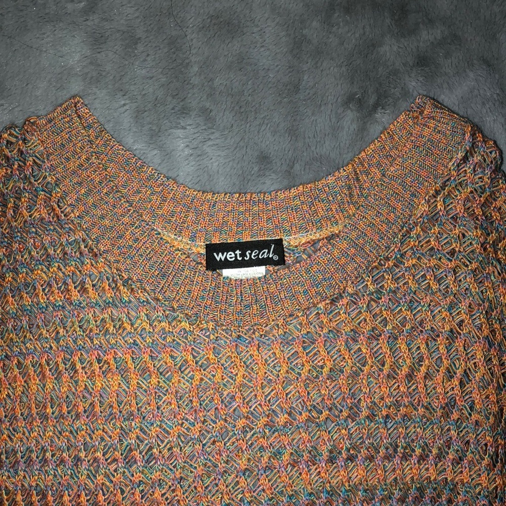 Wet Seal Crotchet Colorful Top